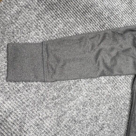 Champion C9 Front Zip Jacket Women Large Grey Herringbone Tech Fleece Thumbholes - Picture 16 of 16